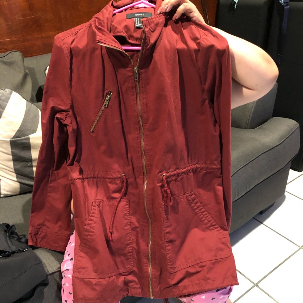 Burgundy Jacket